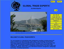 Tablet Screenshot of globaltradeexperts.com